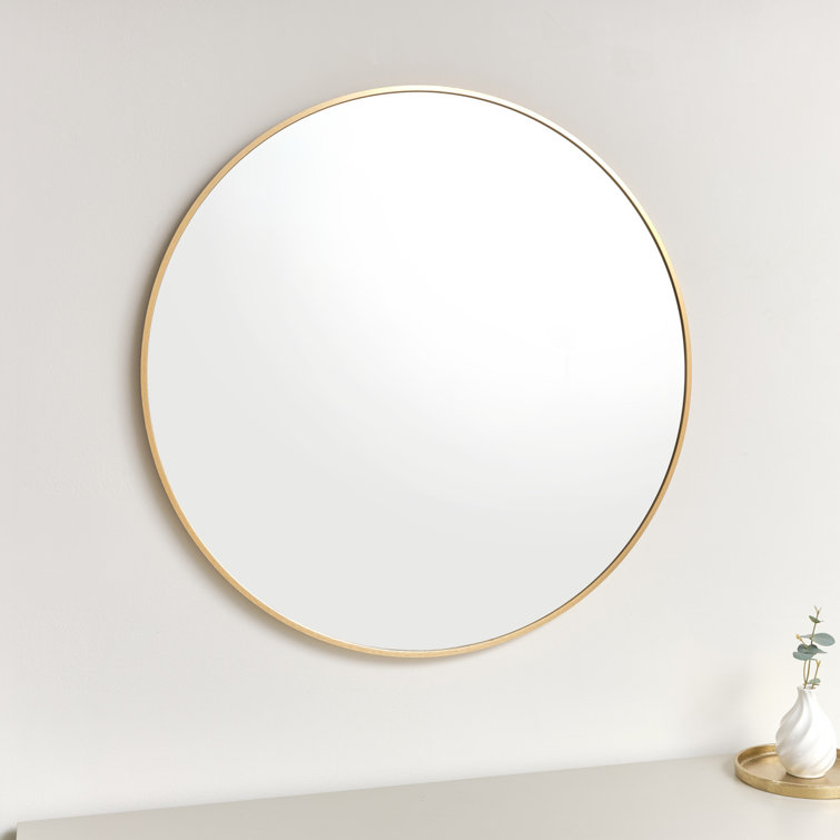Fairmont Park Large Round Gold Wall Mirror 80Cm X 80Cm Wayfair.co.uk